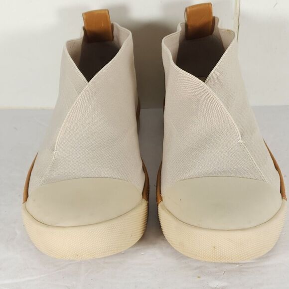 MERCEDES CASTILLO Women's Thana US 8,5? Stretch Knit Beige Slip-On Sneaker - Picture 6 of 16
